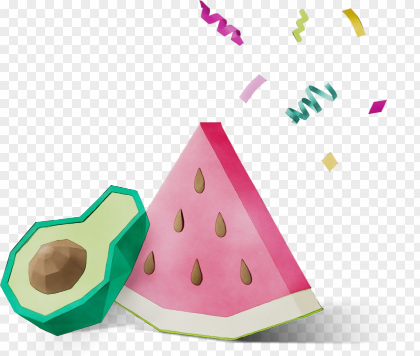 Food Triangle Watermelon PNG