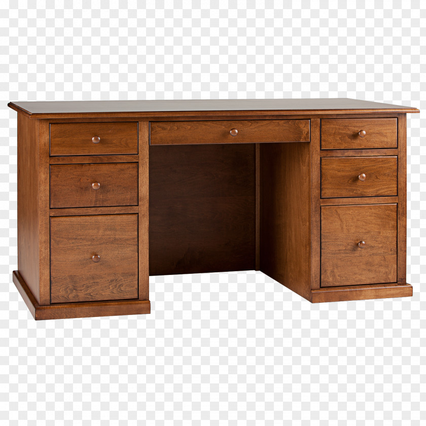 Wooden Desk Computer Solid Wood Table PNG