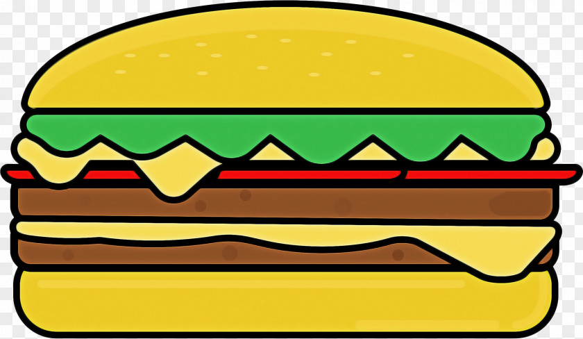 Yellow Frying Junk Food Cartoon PNG