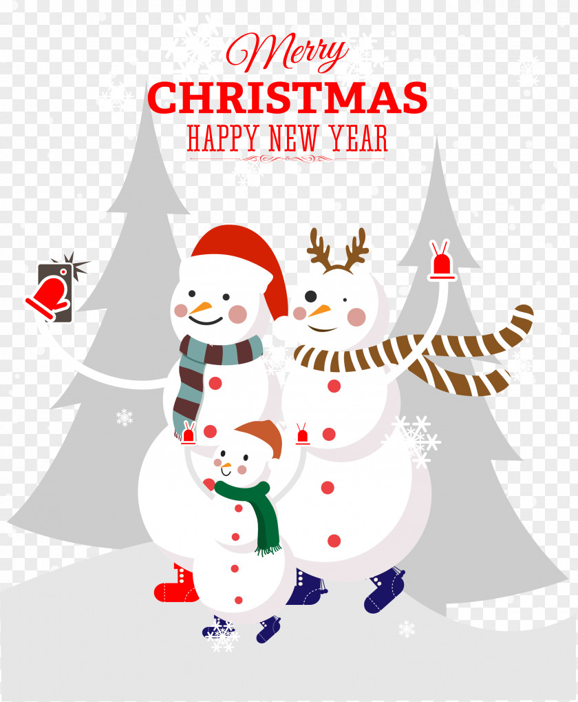Cute Snowman Beckons To Us Graphic Design Clip Art PNG