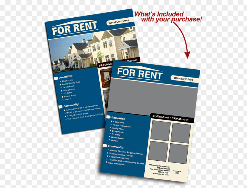 Flyer Free Template Real Estate Brochure Brand PNG