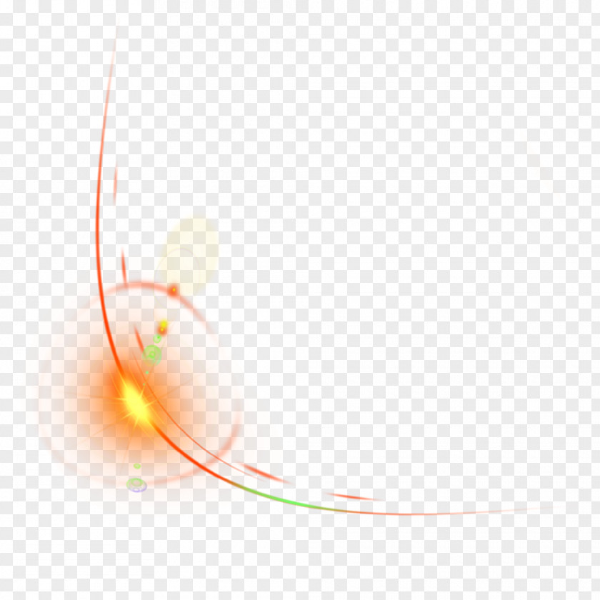 Free Orange Light Pull Material Gold PNG