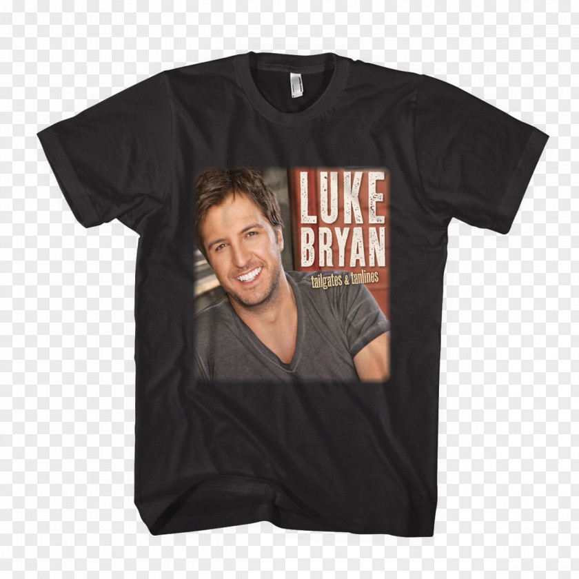 T-shirt Luke Bryan Farm Tour Tailgates & Tanlines Sleeve PNG