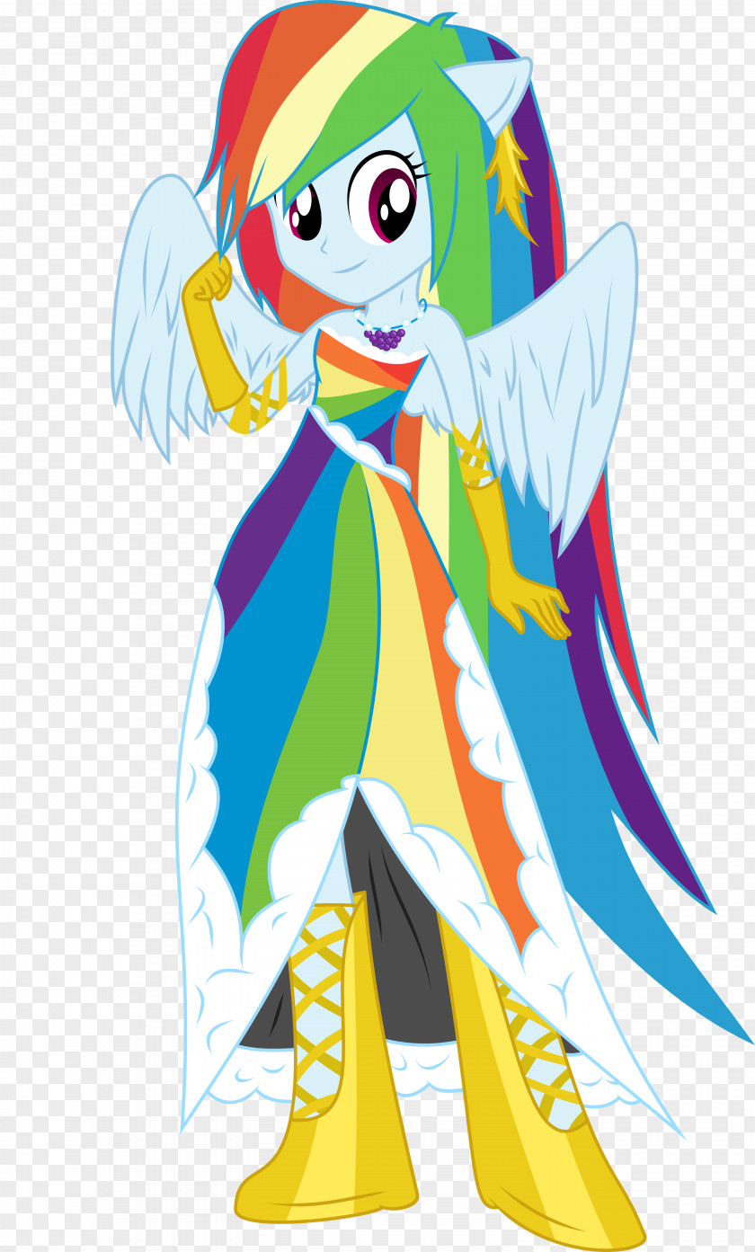 Colorful Color Board Rainbow Dash My Little Pony Twilight Sparkle Dress PNG