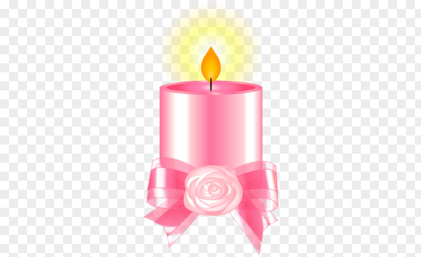 Creative Valentine's Day Candle PaintShop Pro Icon PNG