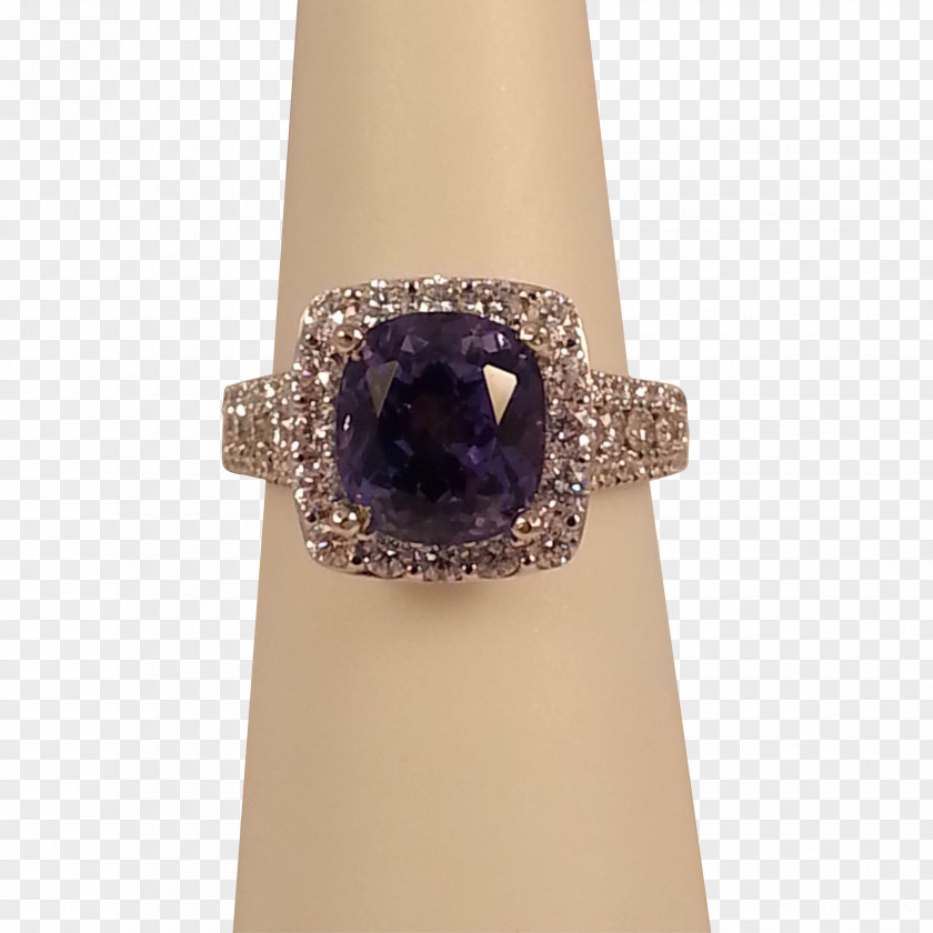 Diamon Jewellery Gemstone Ring Sapphire Amethyst PNG