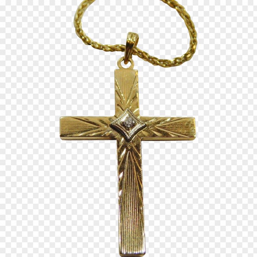 Gold Cross Jewellery Crucifix Charms & Pendants Metal PNG