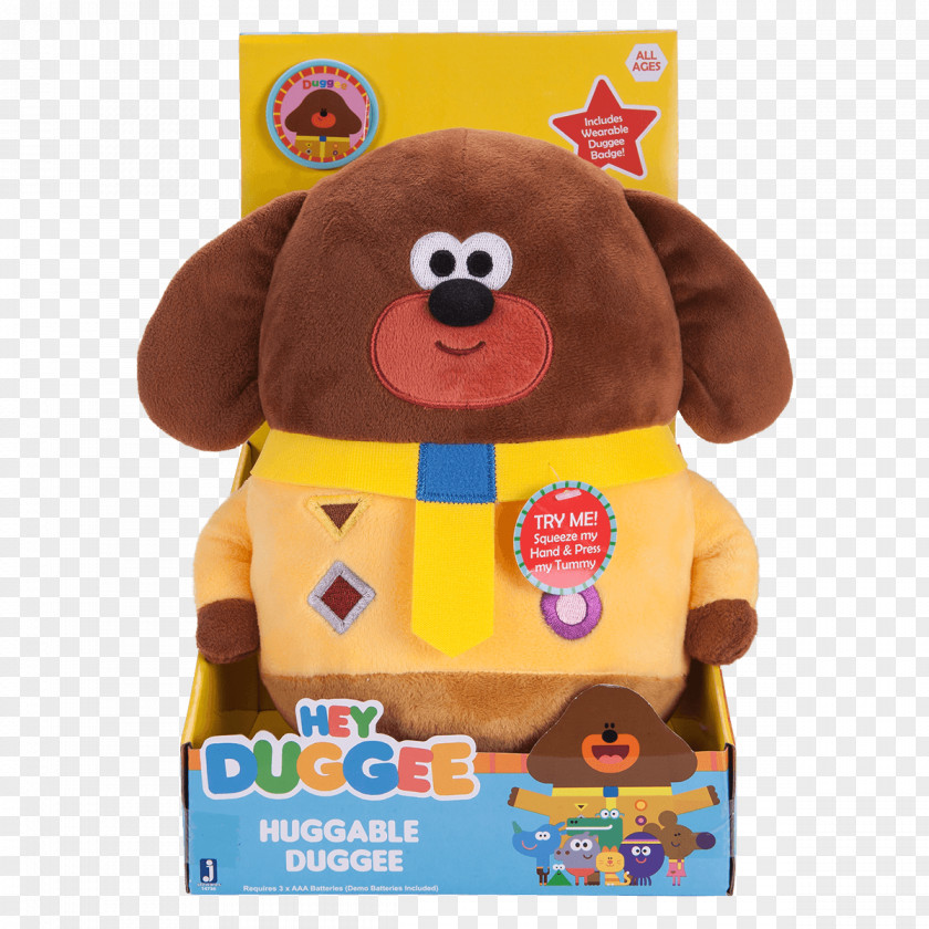 Hey Duggee Plush Stuffed Animals & Cuddly Toys The Super Squirrel Badge Doll PNG