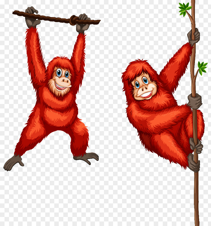 Orangutan Ape Clip Art PNG
