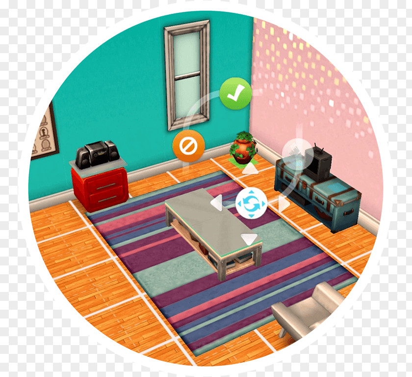 Sims Mobile The 4 FreePlay SimTown PNG