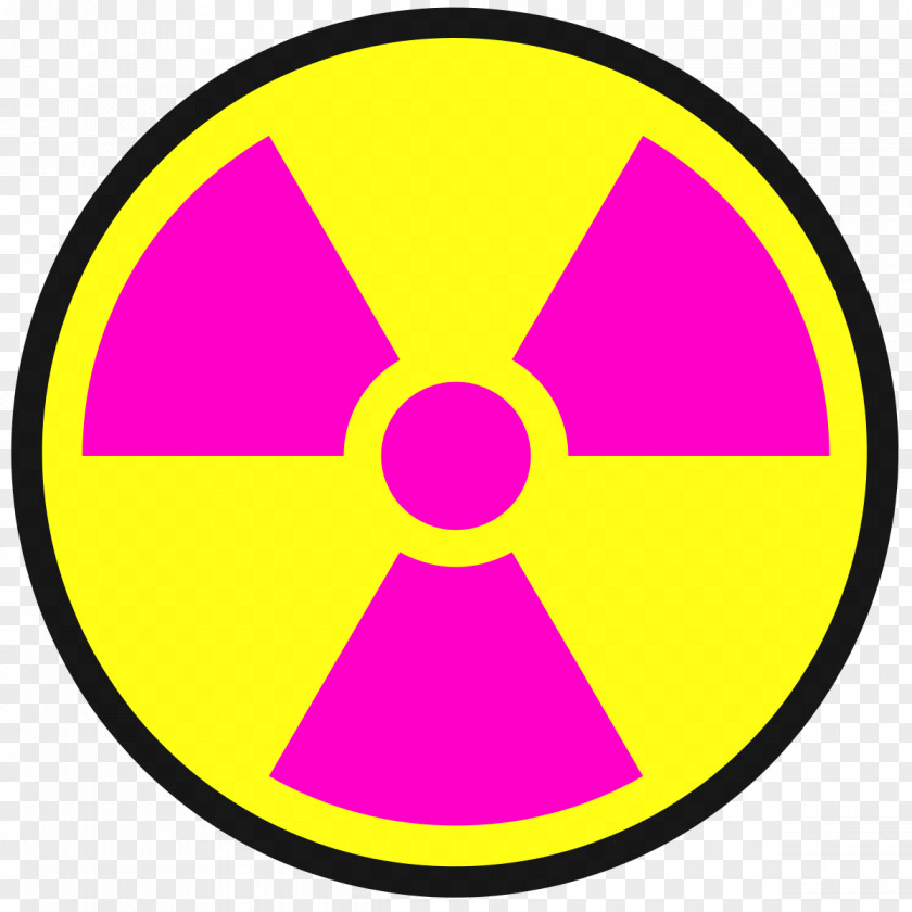 Symbol Hazard Radioactive Decay Radiation Biological PNG