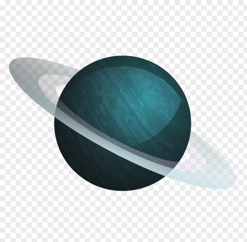 Vector Satellite Galaxy Planet Blue PNG