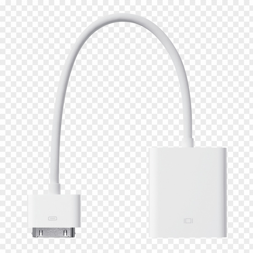 Apple IPad 2 Dock Connector To VGA Adapter PNG