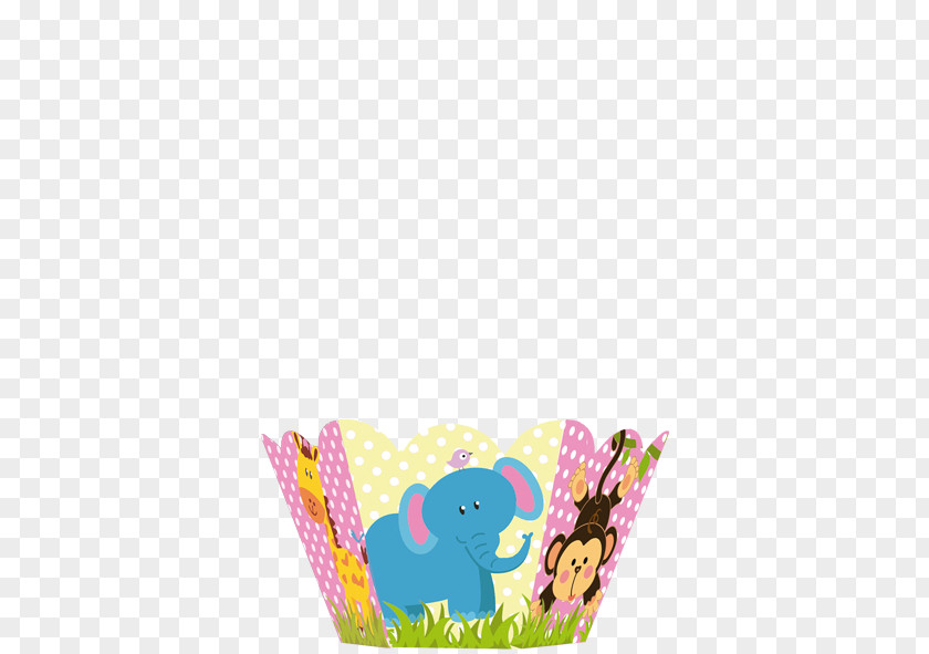 Baby Zoo Character Pink M Animal Fiction PNG
