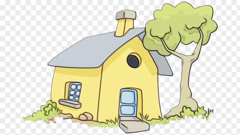 Cottage Hut Real Estate Background PNG