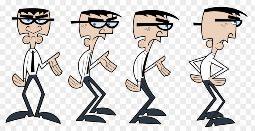 Dexter Laboratory Mr. Crocker Mandark Cartoon PNG