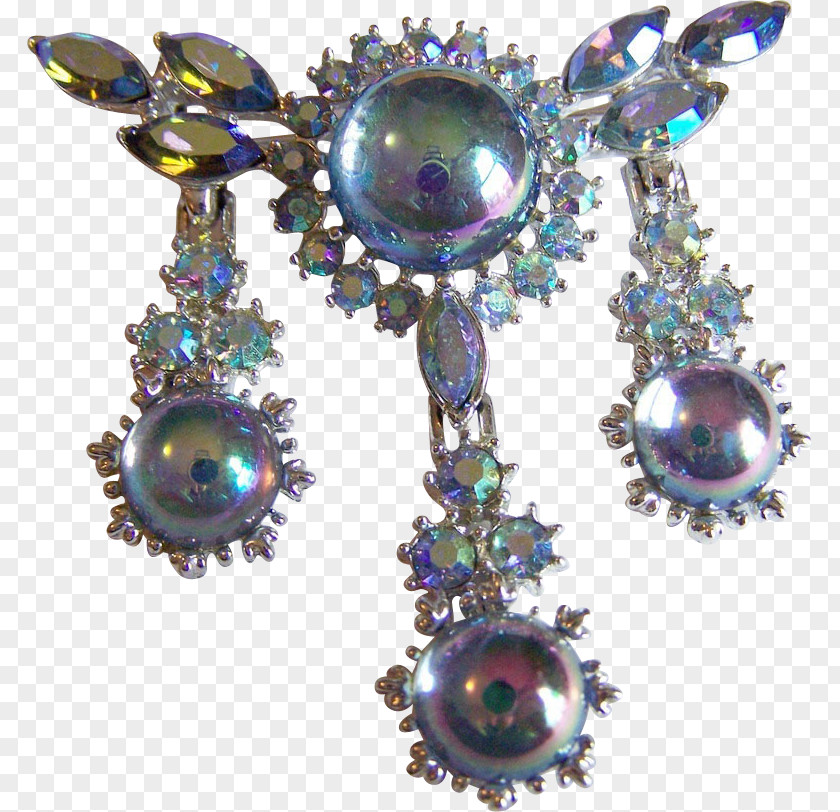Jewellery Amethyst Earring Body Brooch PNG