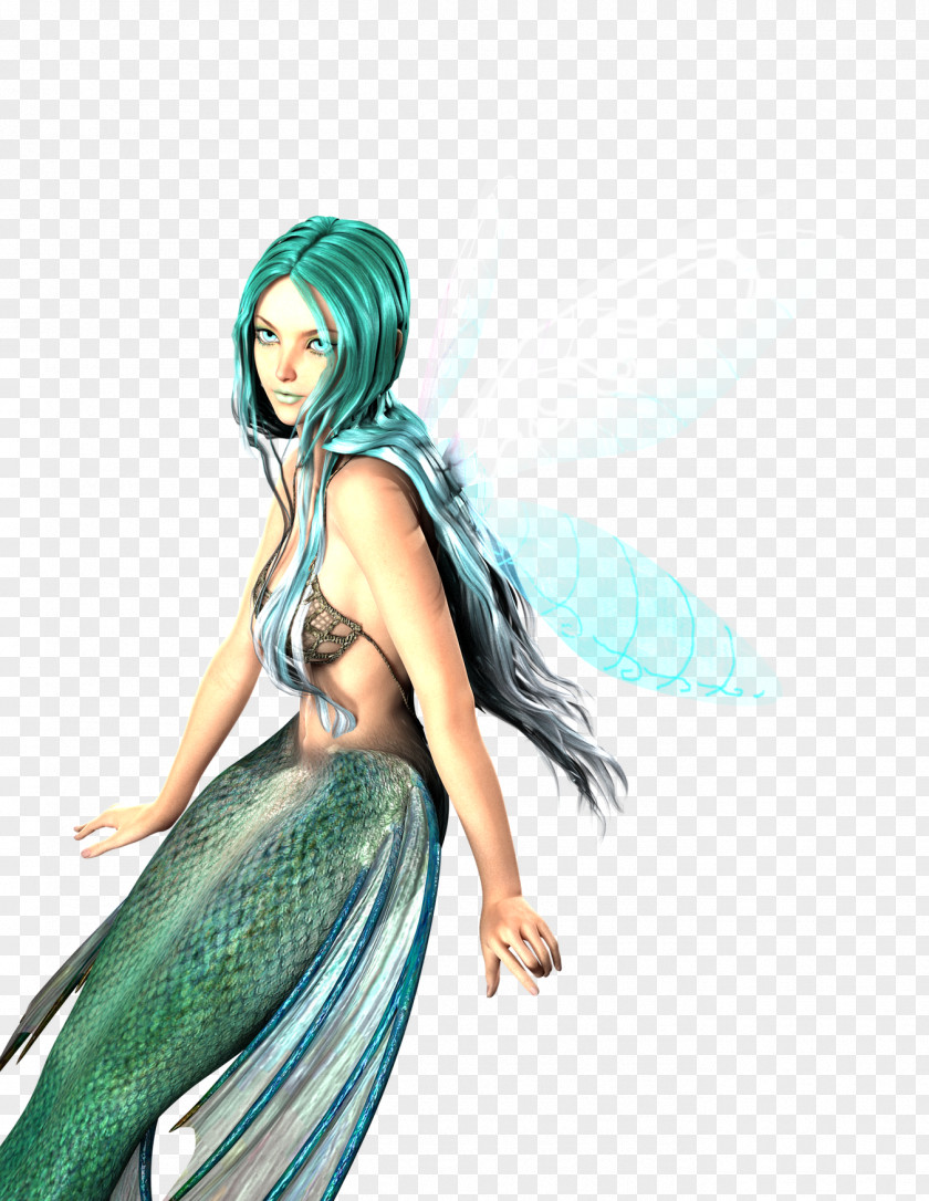 Mermaid Tail Fairy Tale Desktop Wallpaper PNG