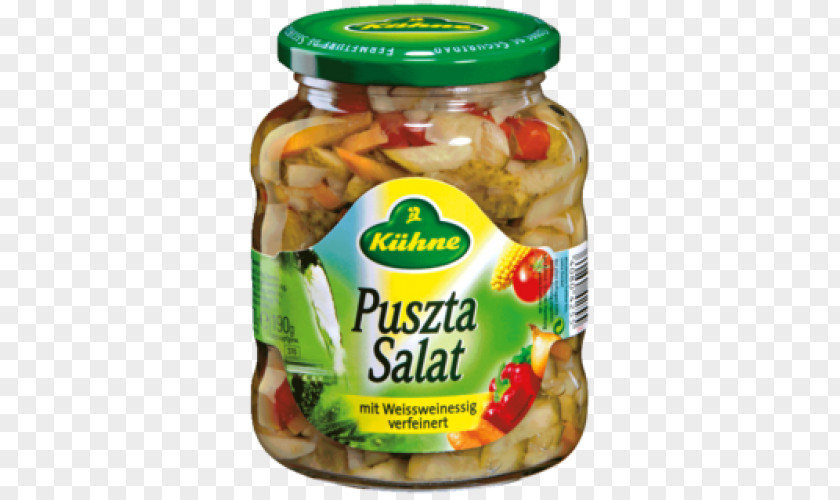 Salade De Poivrons Giardiniera Salad Kühne Puszta Salat (Mixed Pickled Vegetables) 330g Mixed Pickles Food PNG