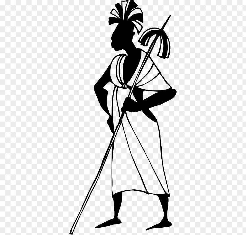 African Man Raster Graphics Line Art Silhouette Clip PNG