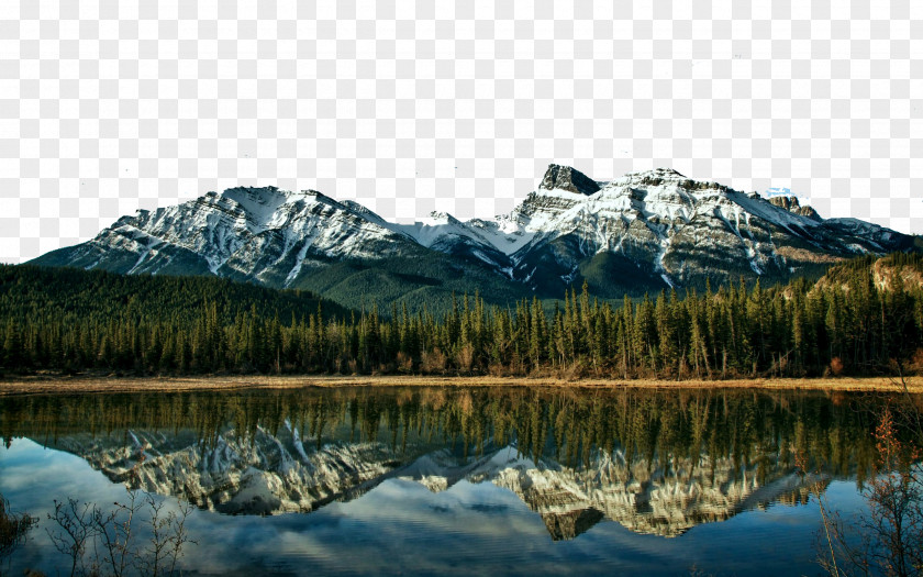Alberta, Canada Fifteen Lake Louise Moraine Mountain Natural Landscape Wallpaper PNG