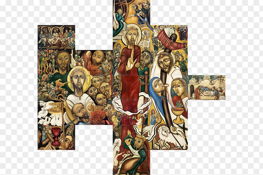 Crucifixion St John Passion Religion Bible Art PNG