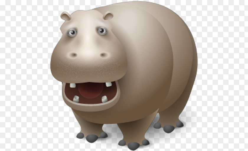 Hippopotamus Icon Design Download PNG