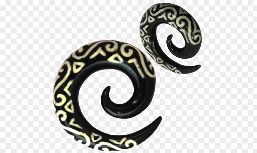 Inlay Horn Earring Body Jewellery Bone PNG