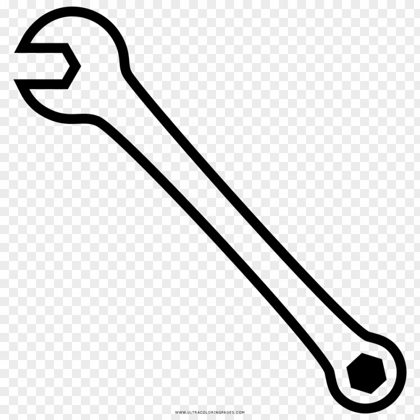 Mecanica Coloring Book Drawing Spanners Adjustable Spanner PNG