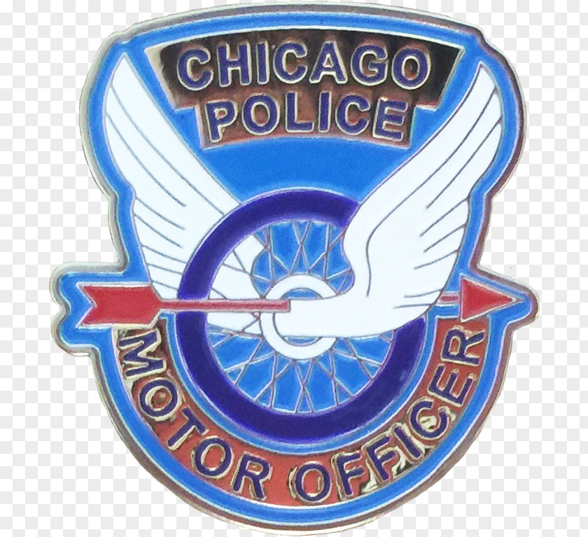 Police Motorcycle Badge Emblem Cobalt Blue Organization Logo PNG