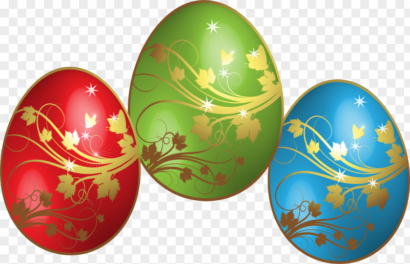 Colorful Egg Easter Bunny Red PNG