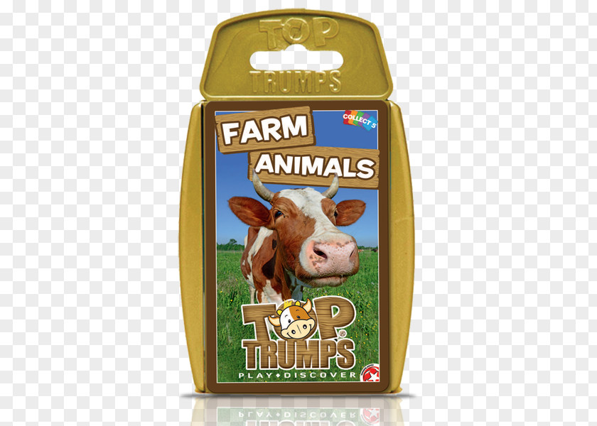 Farm Animals Winning Moves Top Trumps Card Game PNG
