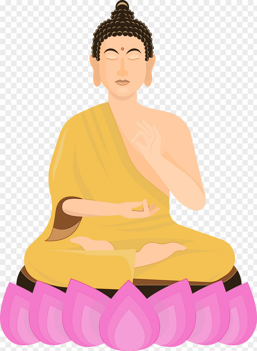 Meditation Kneeling Sitting Zen Master PNG