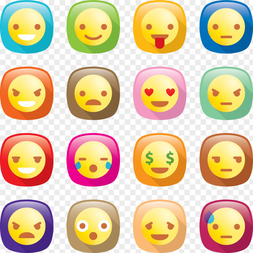 Color Expression Emoji Microphone Smiley Icon PNG