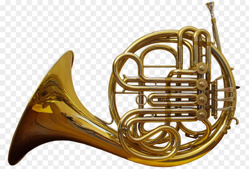 Golden Queen French Horn Musical Instrument Brass Orchestra PNG