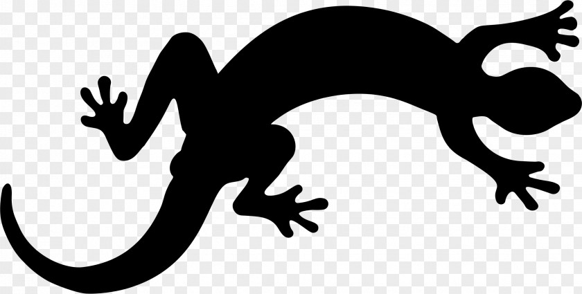 Lizard Reptile Salamander Silhouette Clip Art PNG