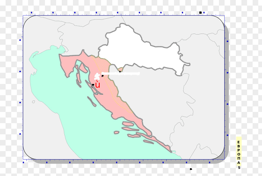 Map Slavonia Baranja Drava Syrmia PNG