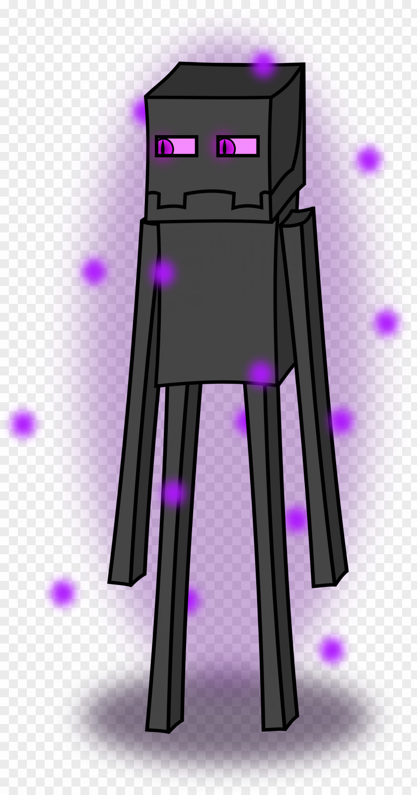 Minecraft Drawing Enderman Cartoon PNG