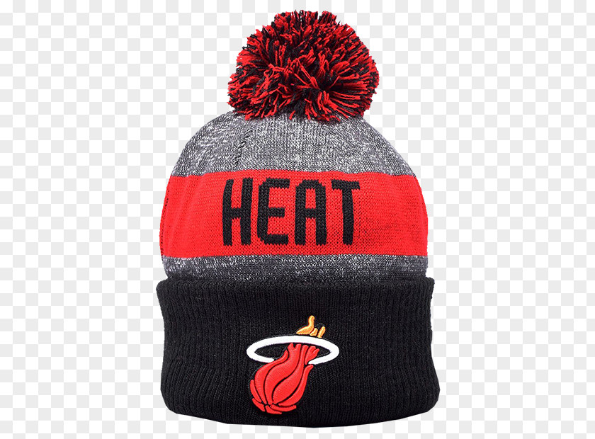 Beanie NBA Knit Cap Baseball Miami Heat PNG