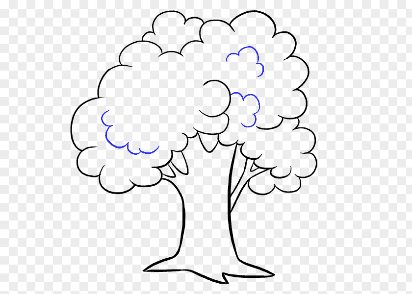 Cartoon Lines Drawing How To Draw Trees Line Art PNG
