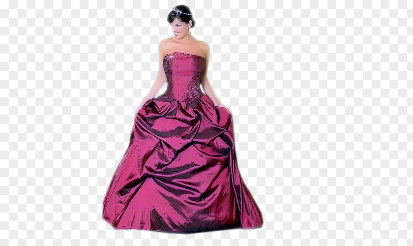 Fancy Dress Wedding Party Bride Evening Gown PNG