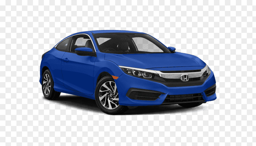 Honda 2018 Civic LX-P Coupe Car Front-wheel Drive Coupé PNG