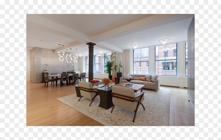 Living Room Loft New York Window House Apartment PNG