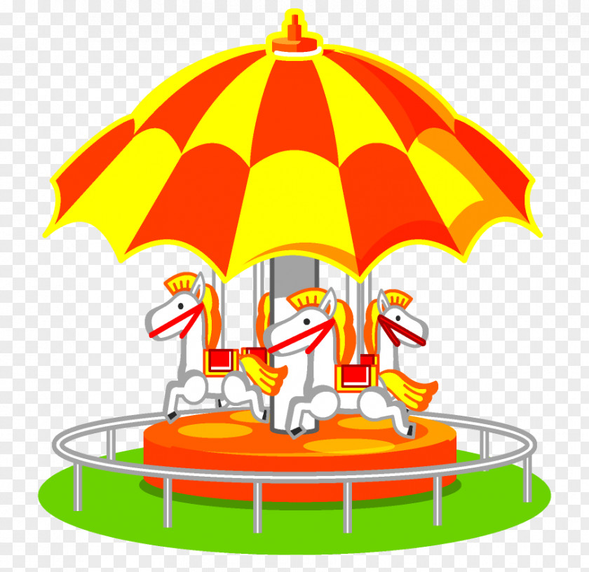 Merry-go-round Carousel Amusement Park Clip Art PNG