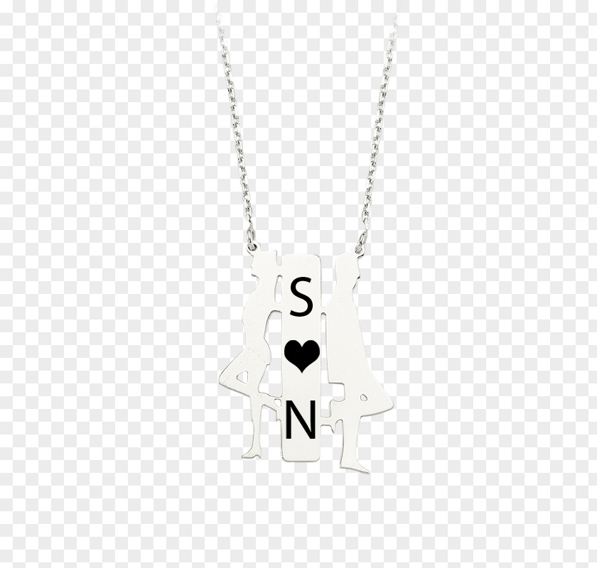 Necklace Locket Silver Chain PNG