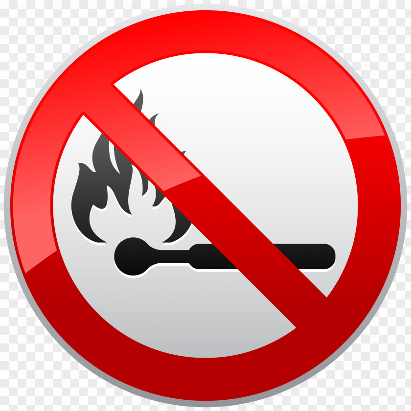No Fire Flame Sign Clip Art PNG
