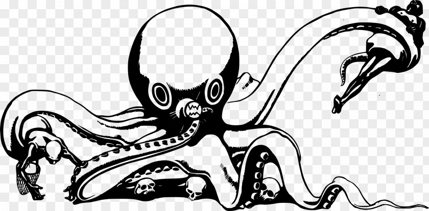 Octapus Octopus Sea Monster Clip Art PNG