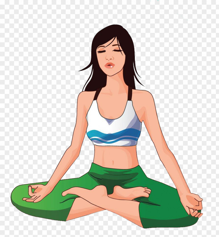 Yoga Meditation Zazen Warming Up Asana PNG