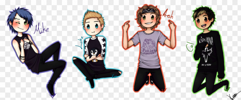 5 Seconds Of Summer Drawing Musician Art PNG