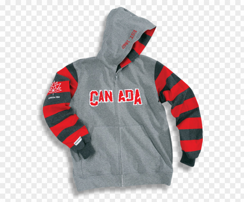 Hooddy Sports Hoodie T-shirt 150th Anniversary Of Canada Clothing PNG
